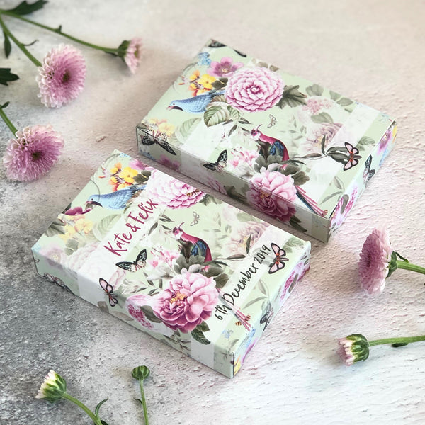 Pastel wedding theme favours