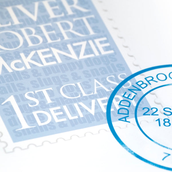 Personalised New Baby Twins Print