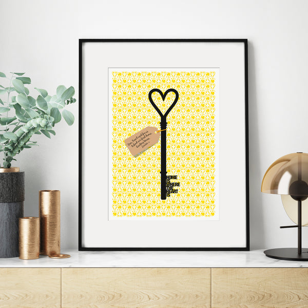 Personalised Key New Home Print