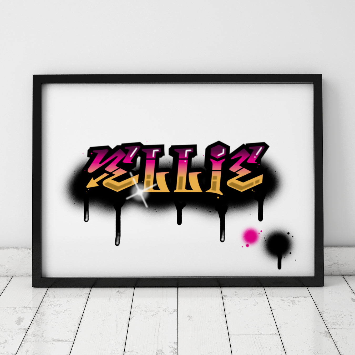 Personalised Graffiti Name Print