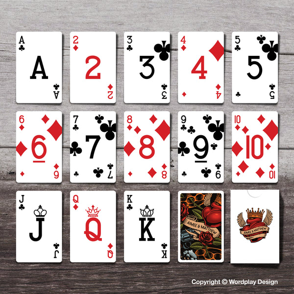 Bespoke playing card pack design