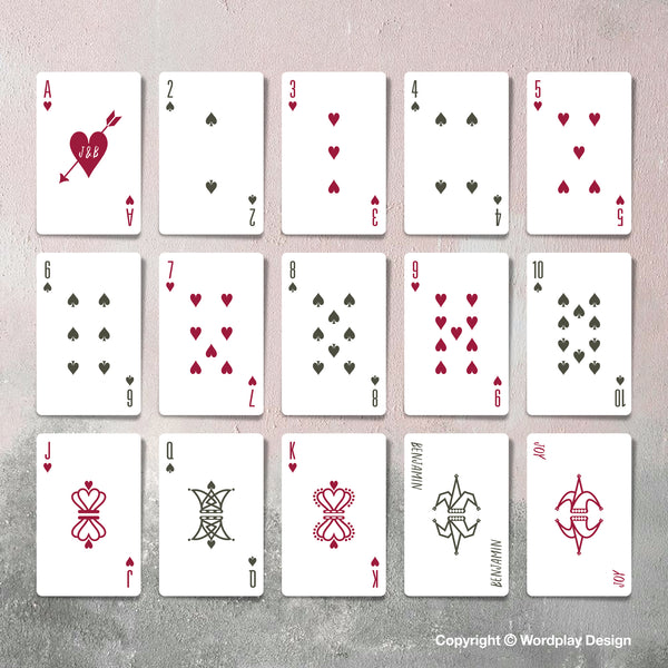 Customised playing card design