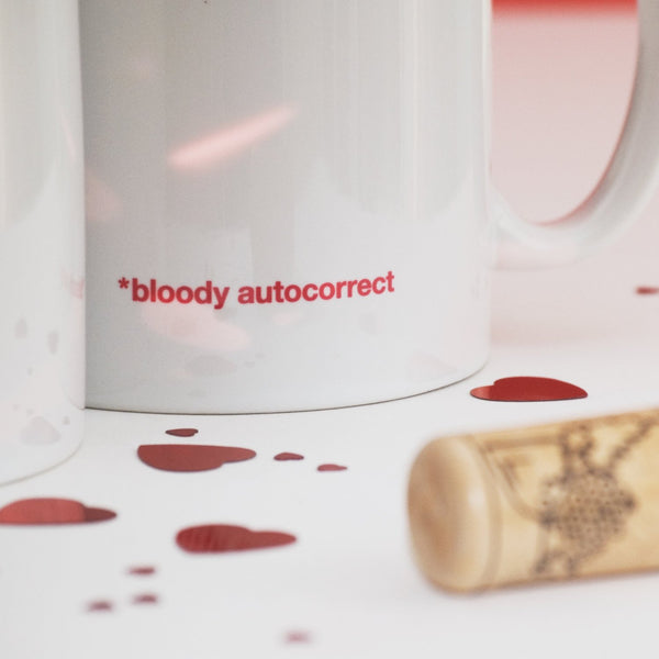 Autocorrect 'Wine' Funny Mug / SECOND