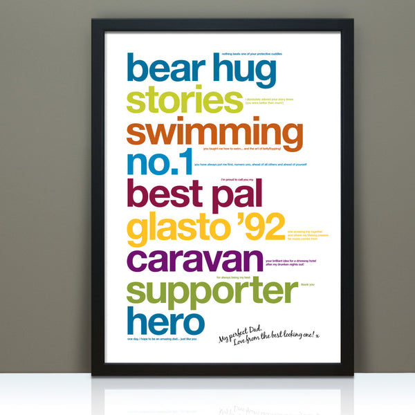 Personalised Print For Dad