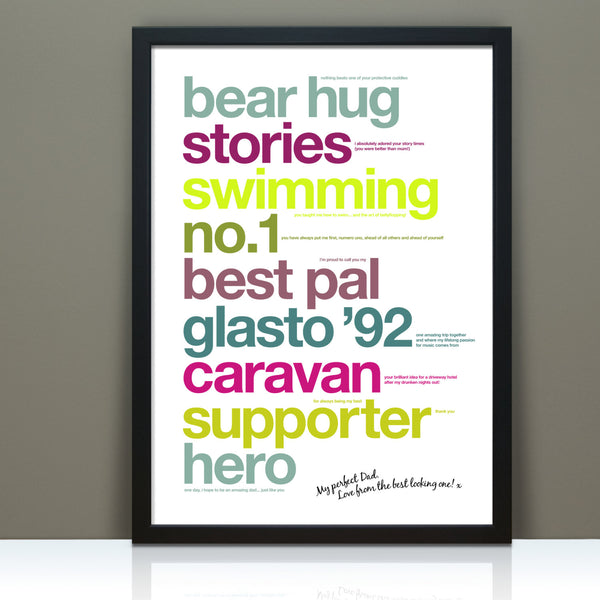 Personalised Print For Dad