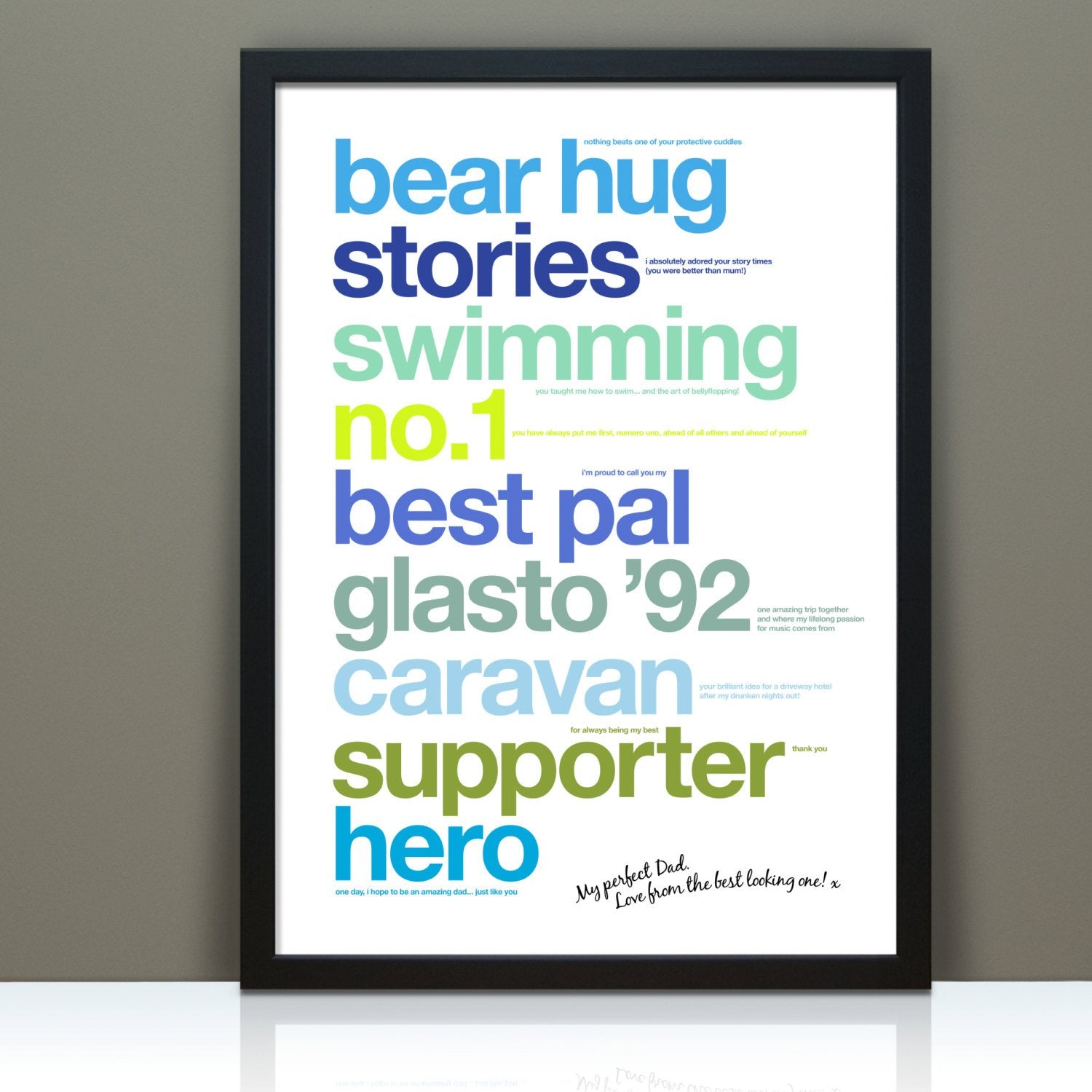 Personalised Print For Dad