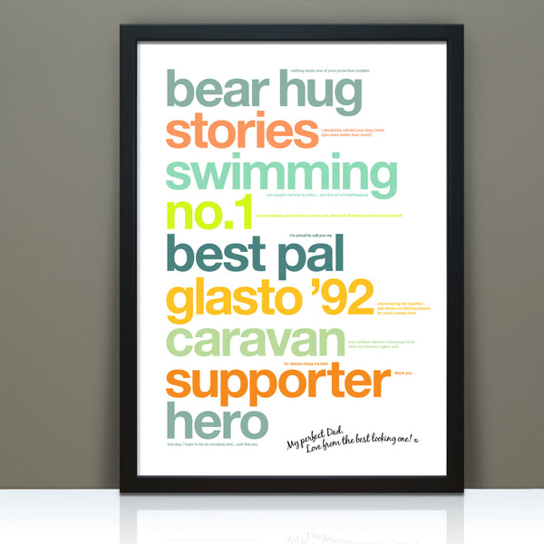 Personalised Print For Dad