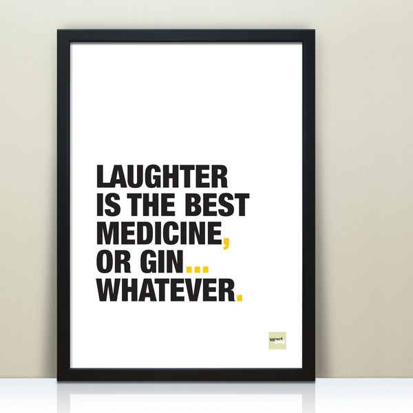Funny Quote Print For Gin Lovers